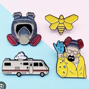 Breaking Bad Walter White RV Enamel Pin Set